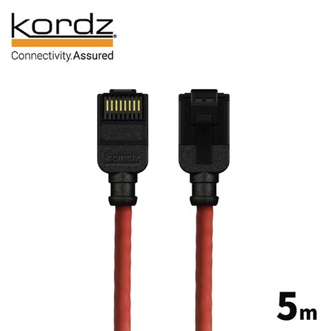 Kordz PRO CAT6 28AWG極細高速網路線 / 紅色5米