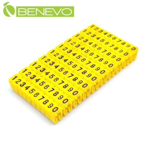 Benevo 線材編號套環組(0~9)線徑3~4mm (BCAT3Label09Y)