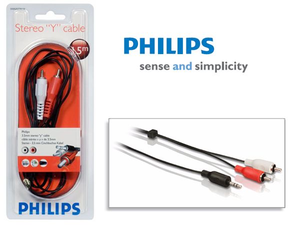 Stereo  cable5mPHILIPSPHILIPSsense and simplicity