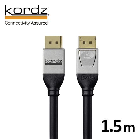 支援8K超高解析度輸出【Kordz】PRO 高速影音DisplayPort 1.4傳輸線 1.5M