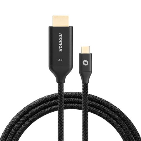 MOMAX 摩米士 Elite Link USB-C to HDMI 2.0 4K連接線 (2m) - 黑色