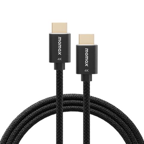 Momax Elite Link HDMI to HDMI 2.0 4K連接線 (2m) - 黑色