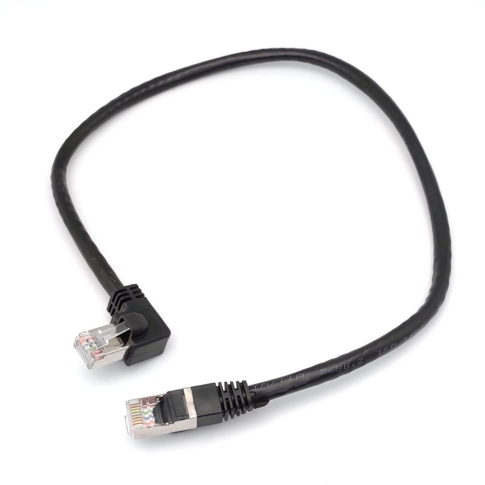 Benevo 右彎型 50cm Cat6 1000Mbps高速網線(純銅) [BCAT6001RB(50cm)]