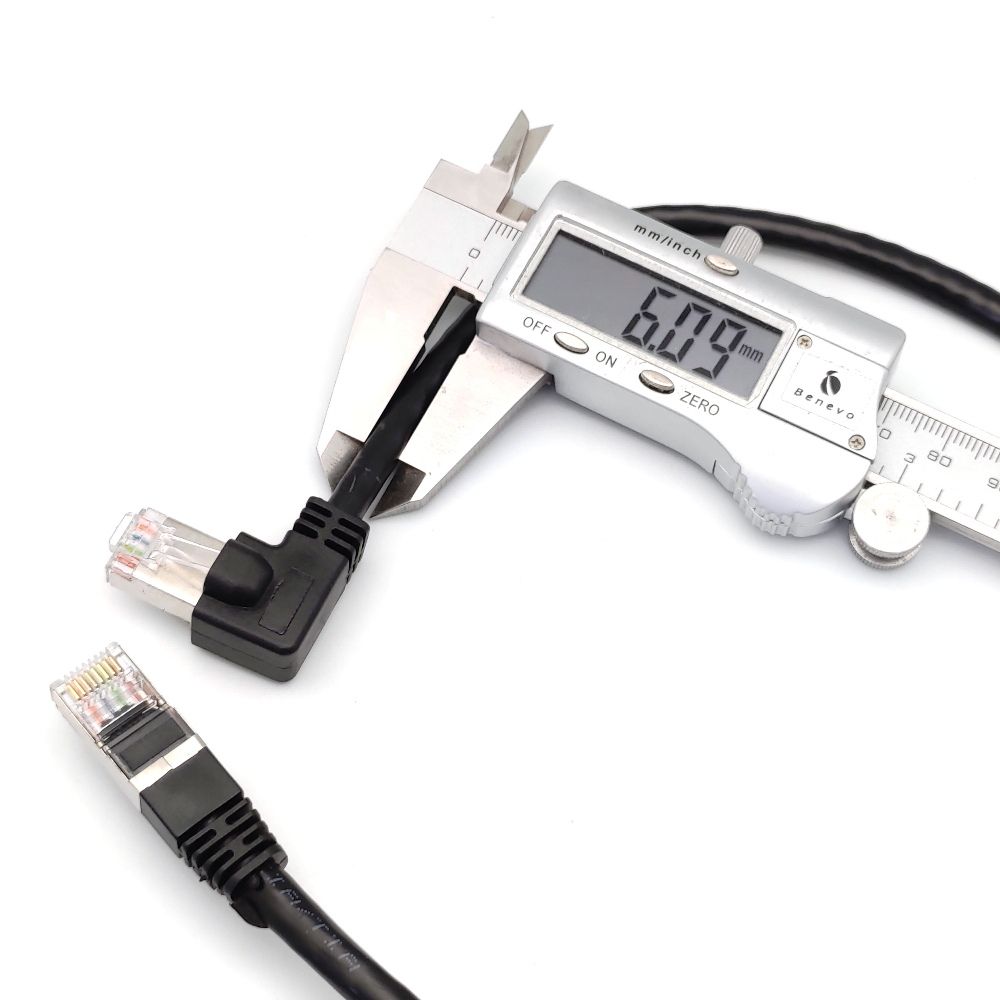 Benevo 右彎型 50cm Cat6 1000Mbps高速網線(純銅) [BCAT6001RB(50cm)]