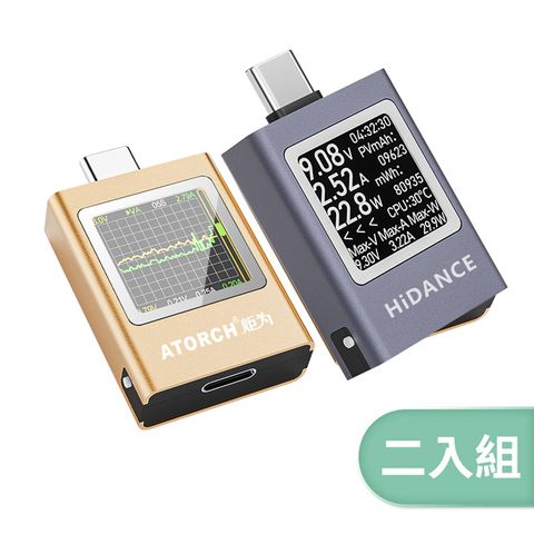 (組合品) ATORCH 炬為 電壓電流功率測試儀