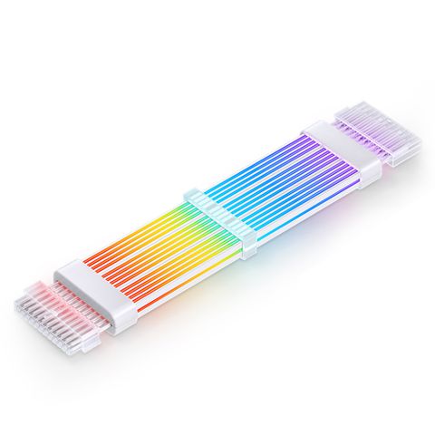 Jonsbo DY2 MB24PIN 純白電源延長發光線