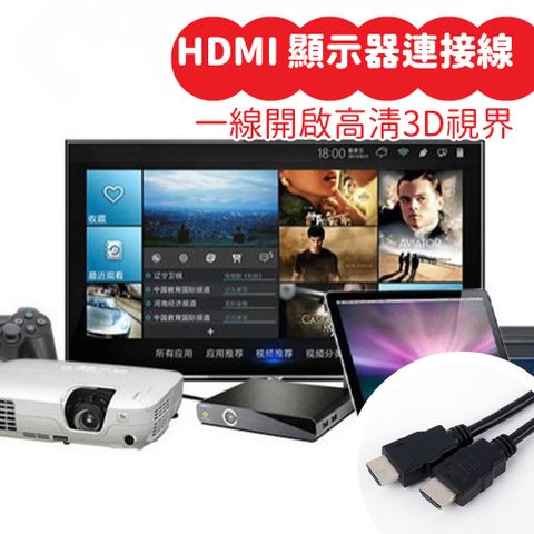 HDMI 顯示器連接線 3m (公對公/鍍金接口) ( HDMI顯示器連接線 遊戲娛樂 高畫質影音 家庭影院 質感線材 高清視聽 多媒體連接 影音娛樂)
