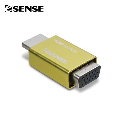 HDMI協會認證Esense HDMI TO VGA 免電源 轉接器
