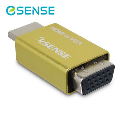 Esense HDMI TO VGA 免電源 轉接器
