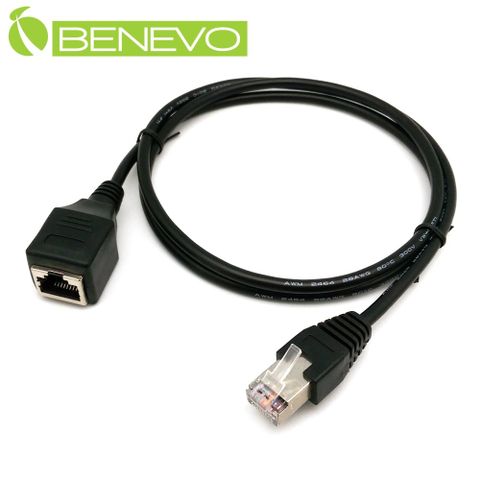 Benevo 1米 RJ45網路訊號公對母延長線 (BRJ450100MFN)