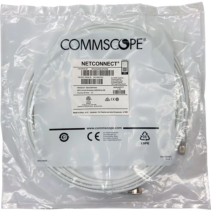 960079048COMSCOPE®NETCONNECT®        PRODUCT DESCRIPTIONNPC    MFactory  Area     Made         ewww.commscope.com         LDPE