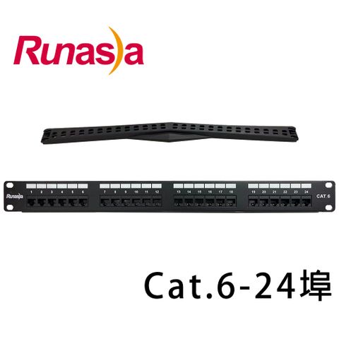 六類(Cat.6)無遮蔽跳線面板 (TP06124)