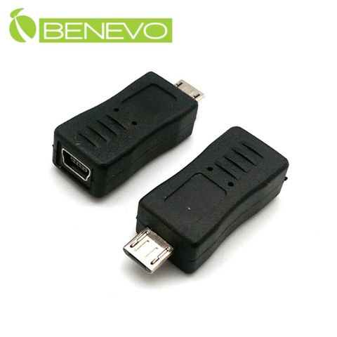 Benevo Micro USB公轉Mini USB母轉接頭 (BUSBMCBMMBF)