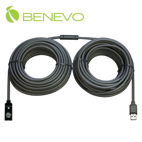 BENEVO專業型 30米 主動式USB 2.0 訊號增益延長線 ，附變壓器 (BUE2030U1A)