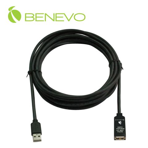 Benevo 專業型 5米 單埠主動式USB 2.0 訊號增益延長線(BUE2005U1)