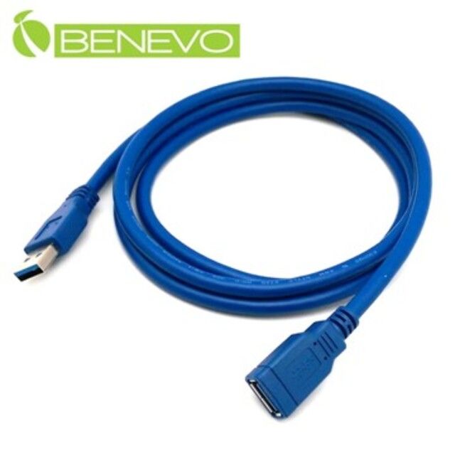 Benevo  1.5米 USB3.0超高速雙隔離延長線 [BUSB3150AMF(母頭有包覆)]