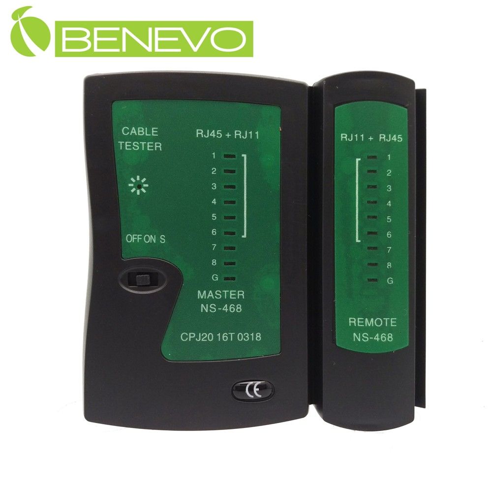 Benevo 多功能網路測線器 (RJ45/RJ12/RJ11) (BRJ45Tester)