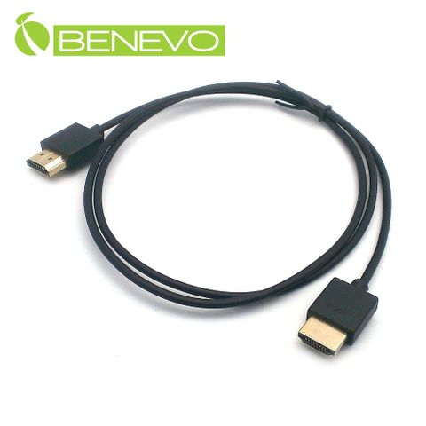 BENEVO超細型 1米 HDMI1.4版影音連接線 (BHDMI4010S)