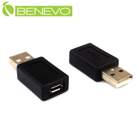 Benevo USB2.0 A公對Micro USB母轉接頭 (BUSBAMMCBF)