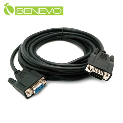 BENEVO 5米 遮蔽型RS232/Serial串列埠延長線(公對母) (BRS0500MFS)