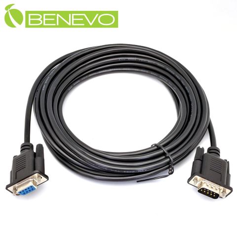 Benevo 5米 遮蔽型RS232/Serial串列埠延長線(公對母) (BRS0500MFS)