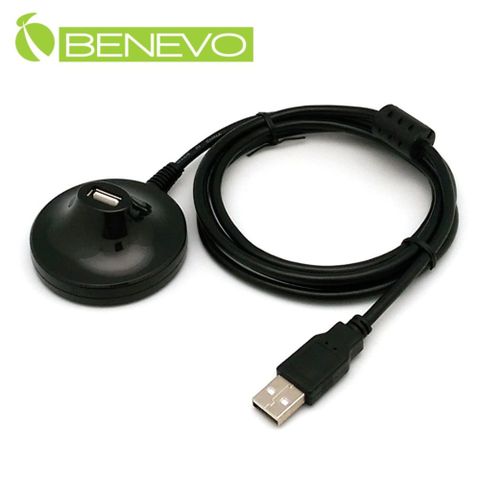 BENEVO直立底座型 1.4米USB2.0 A公-A母 高速傳輸延長線 (BUSB0140AMFS)