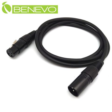 Benevo 1.5米 XLR(Cannon接頭)公對母音訊連接線/麥克風延長線 (BAU0150XMF)