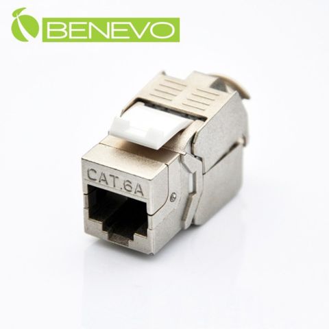 BENEVO遮蔽型 Cat6/7 10G網路接頭模組 (BRJ45KJS6A)