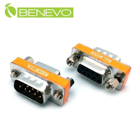 Benevo NULL Modem DB9公對母交叉型轉接頭 (BRS9MFX)