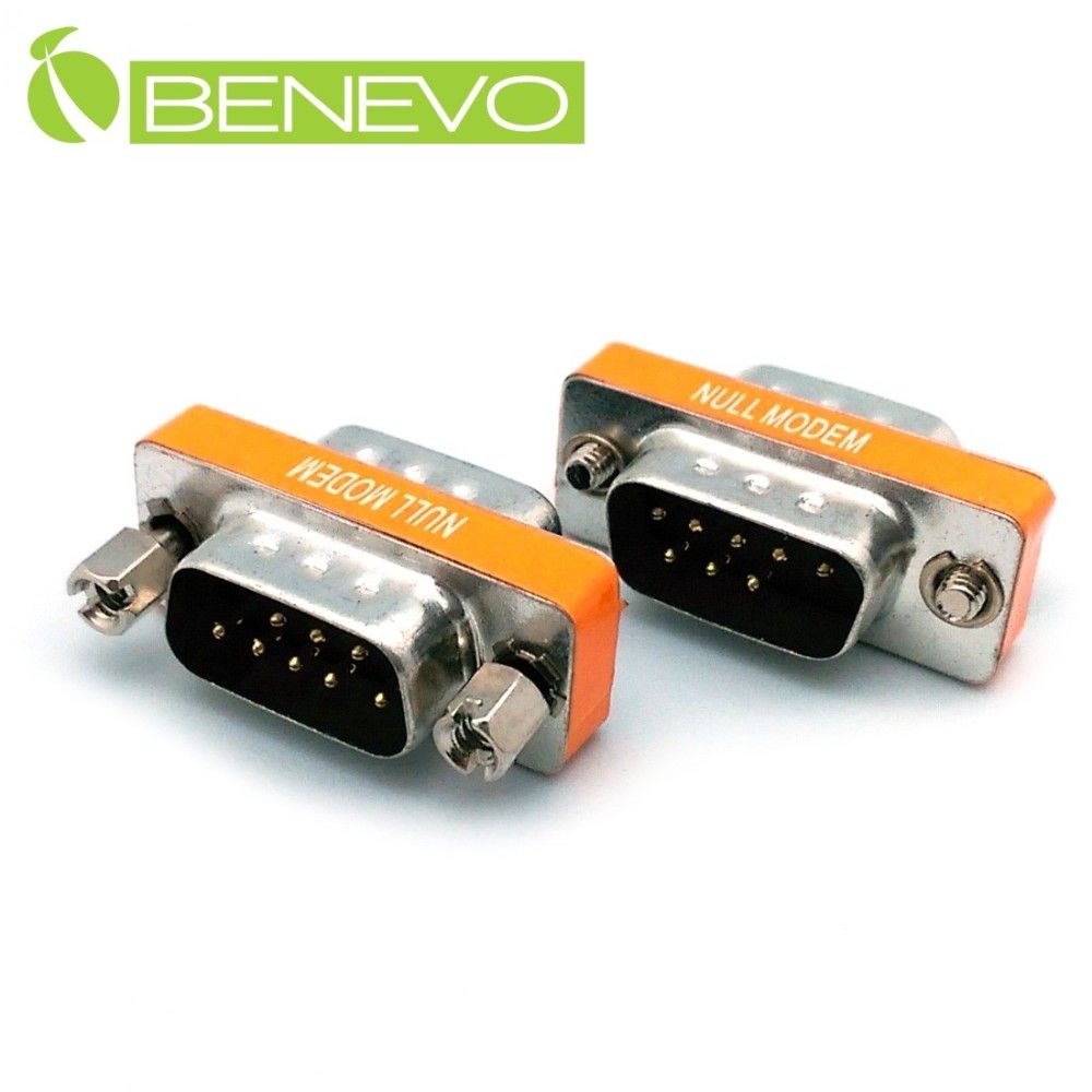 Benevo  NULL Modem DB9公對公交叉型轉接頭 (BRS9MMX)