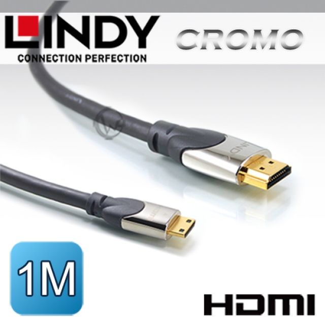 LINDY 林帝   CROMO鉻系列 A公對C公 HDMI 1.4 連接線 1m (41436)