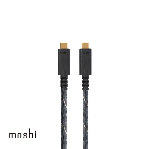 【moshi】Integra強韌系列 USB-C to C Cable (240W/20Gbps/4K)充電/高速傳輸線