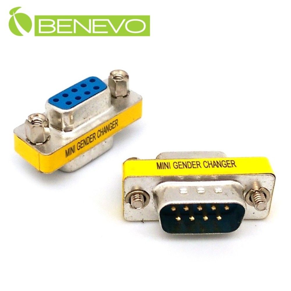 Benevo  DB9/COM埠 公對母轉接頭 (BRS9MF)
