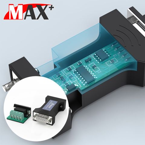 可雙向輸入輸出更方便MAX+ RS232 to RS485串口雙向轉換器/轉接頭