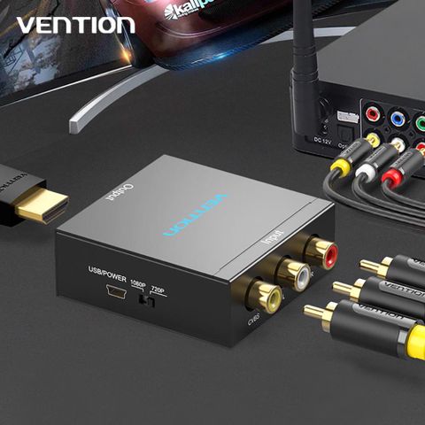 VENTION 威迅 AEF系列 AV轉HDMI轉換器-金屬款
