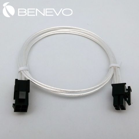 鍍銀版 50cm 主機CPU/ATX電源4PIN電源延長線 [BP4P0050MF(鍍銀)]