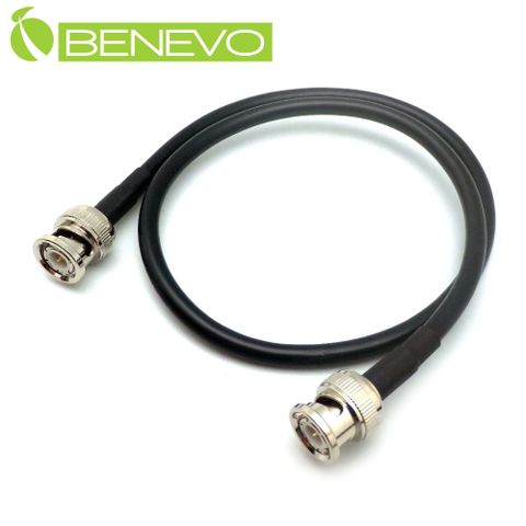 Benevo 50cm BNC公對公同軸連接線(50歐姆/128編遮蔽) [BNC0050MM(50ohm)]