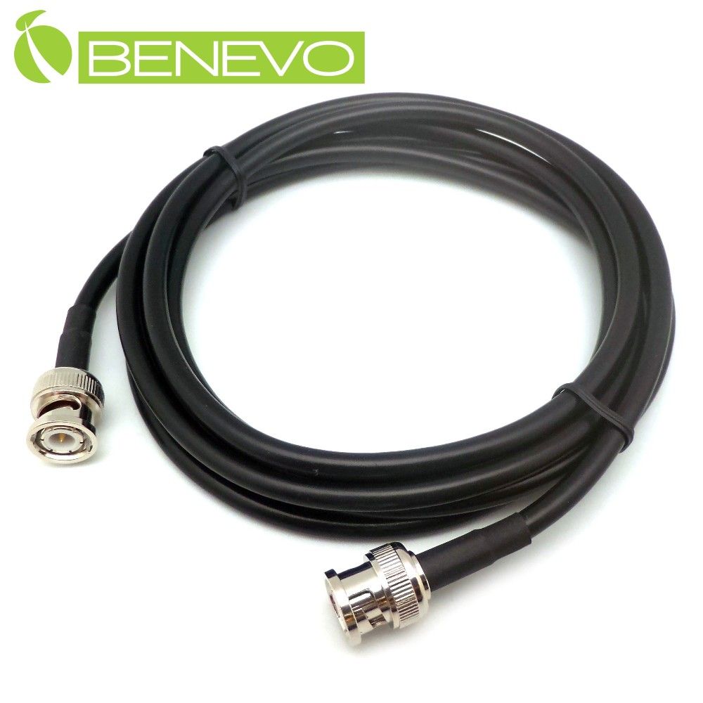 Benevo  2米 BNC公對公同軸連接線(50歐姆/128編遮蔽) [BNC0200MM(50ohm)]