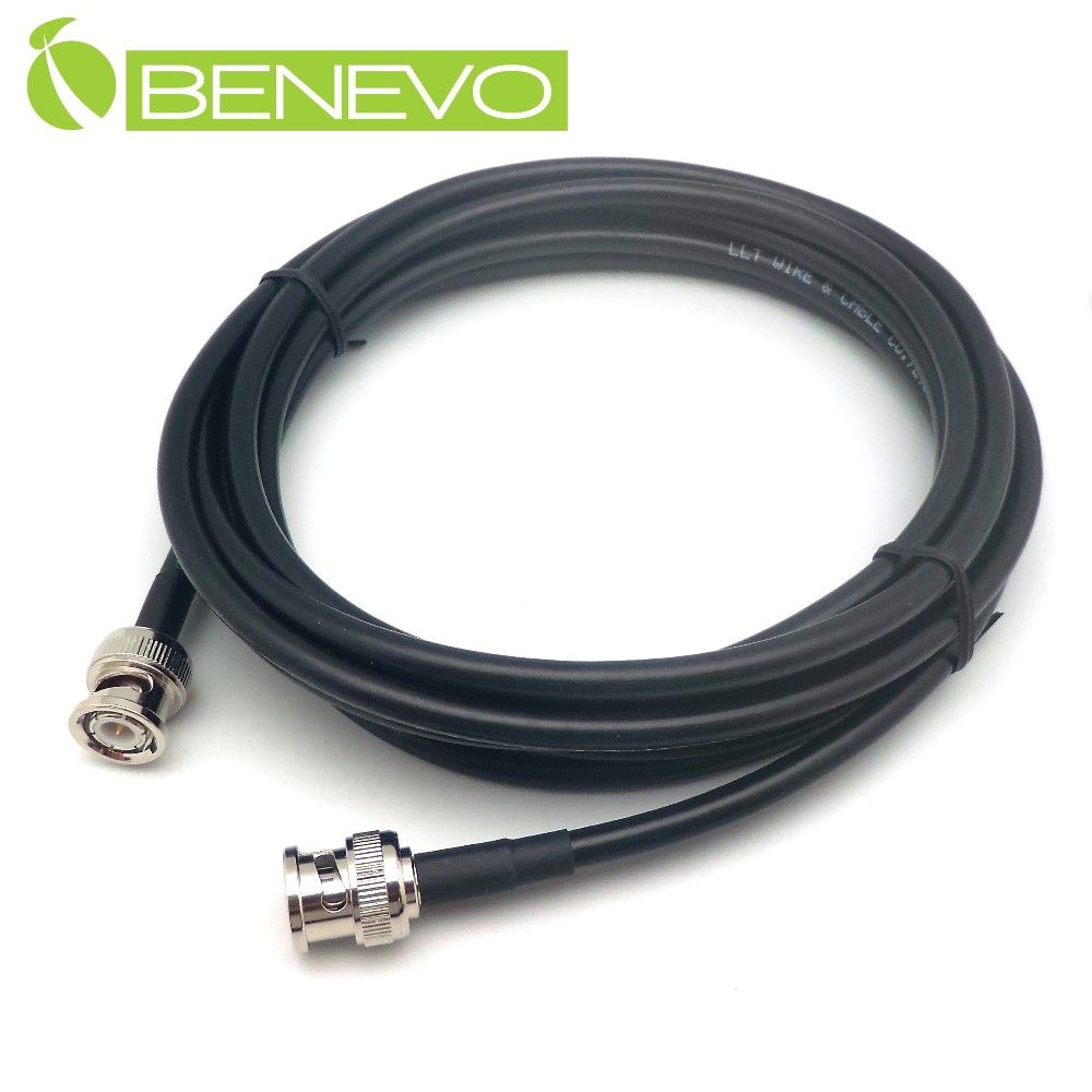 Benevo  3米 BNC公對公同軸連接線(50歐姆/128編遮蔽) [BNC0300MM(50ohm)]