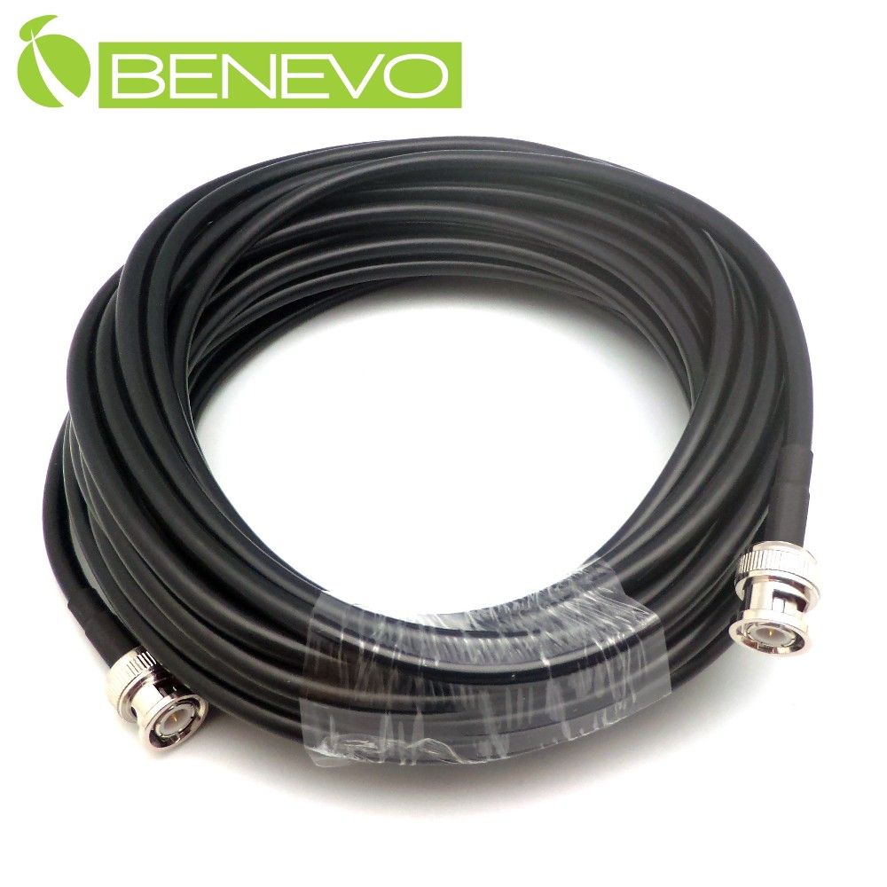 Benevo  10米 BNC公對公同軸連接線(50歐姆/128編遮蔽) [BNC1000MM(50ohm)]