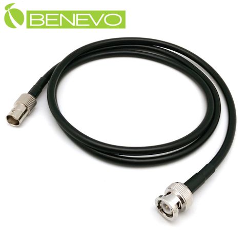 Benevo 1米 BNC公對母同軸連接線(50歐姆/128編遮蔽) [BNC0100MF(50ohm)]