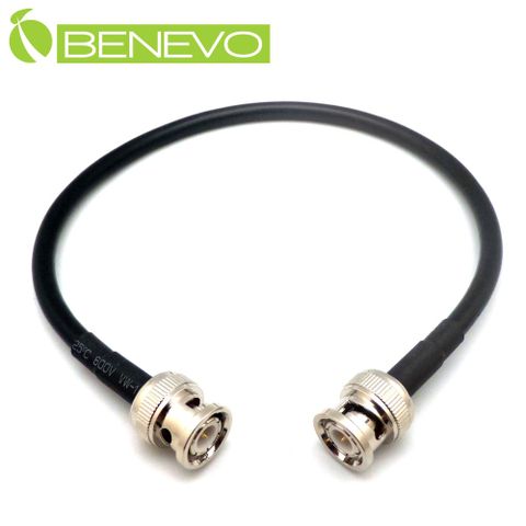 Benevo 30cm BNC公對公同軸連接線(50歐姆/128編遮蔽) [BNC0030MM(50ohm)]