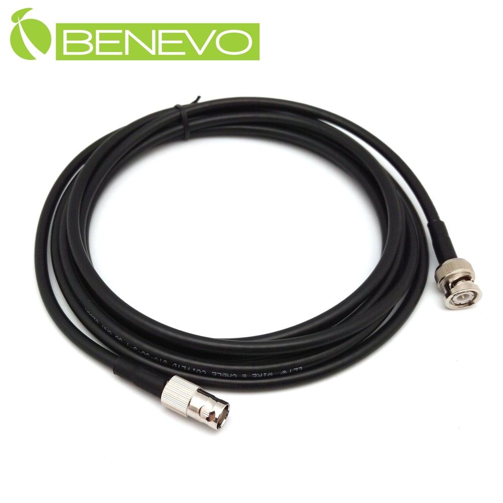 Benevo   3米 BNC公對母同軸連接線(50歐姆/128編遮蔽) [BNC0300MF(50ohm)]