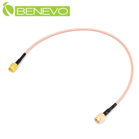 BENEVO 30cm SMA公對公 RF射頻連接線/RG316高頻同軸線 (50歐姆) (BSMA0030MM)