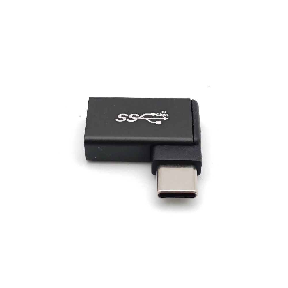  BENEVO側彎型 USB3.1 Type-C公轉A母轉接頭 (BUSB31AFCML)