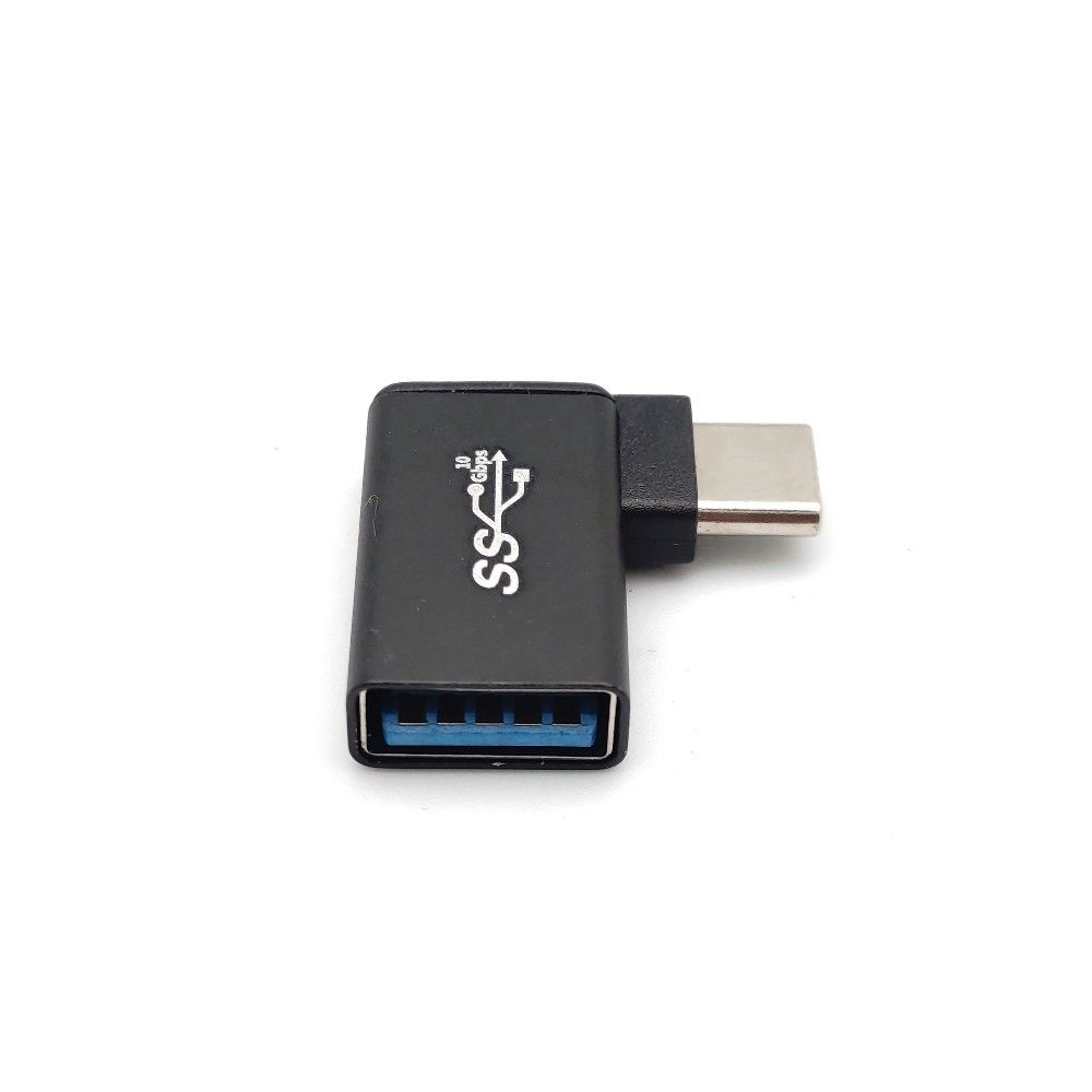  BENEVO側彎型 USB3.1 Type-C公轉A母轉接頭 (BUSB31AFCML)