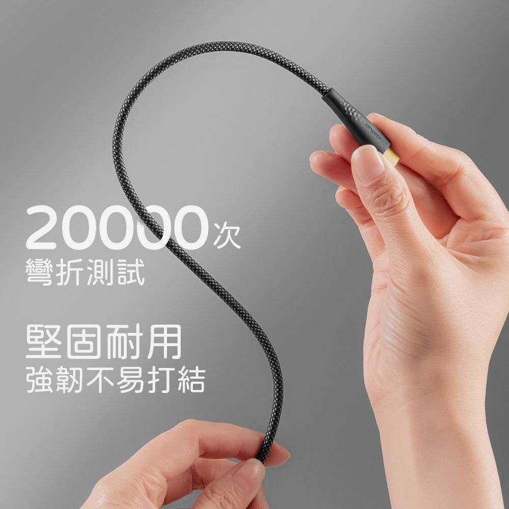 PhotoFast  UrbanDesign Cable 240W PD 編織快充線 Type-C to Type-C 200cm (黑色)