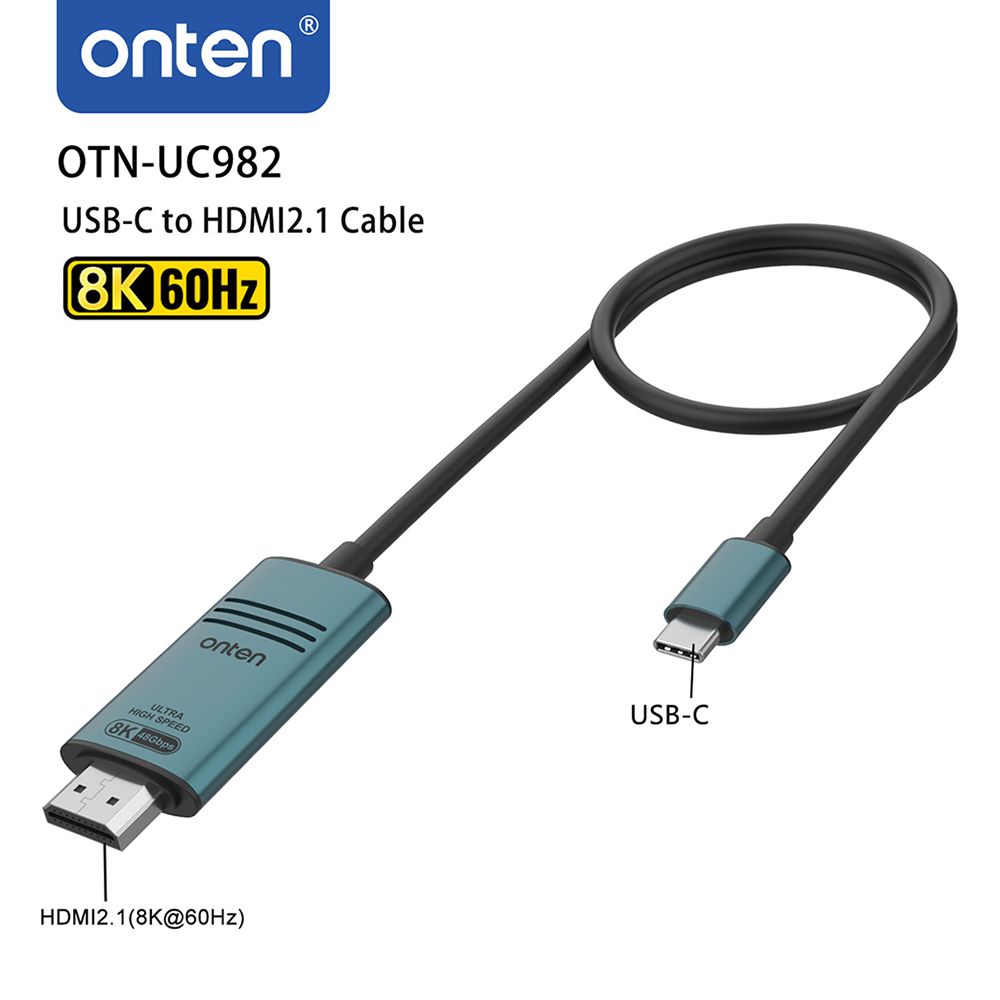 ONTEN [otn-uc982]USB-C (Thunderbolt 3) HDMI 高速超高清轉接器