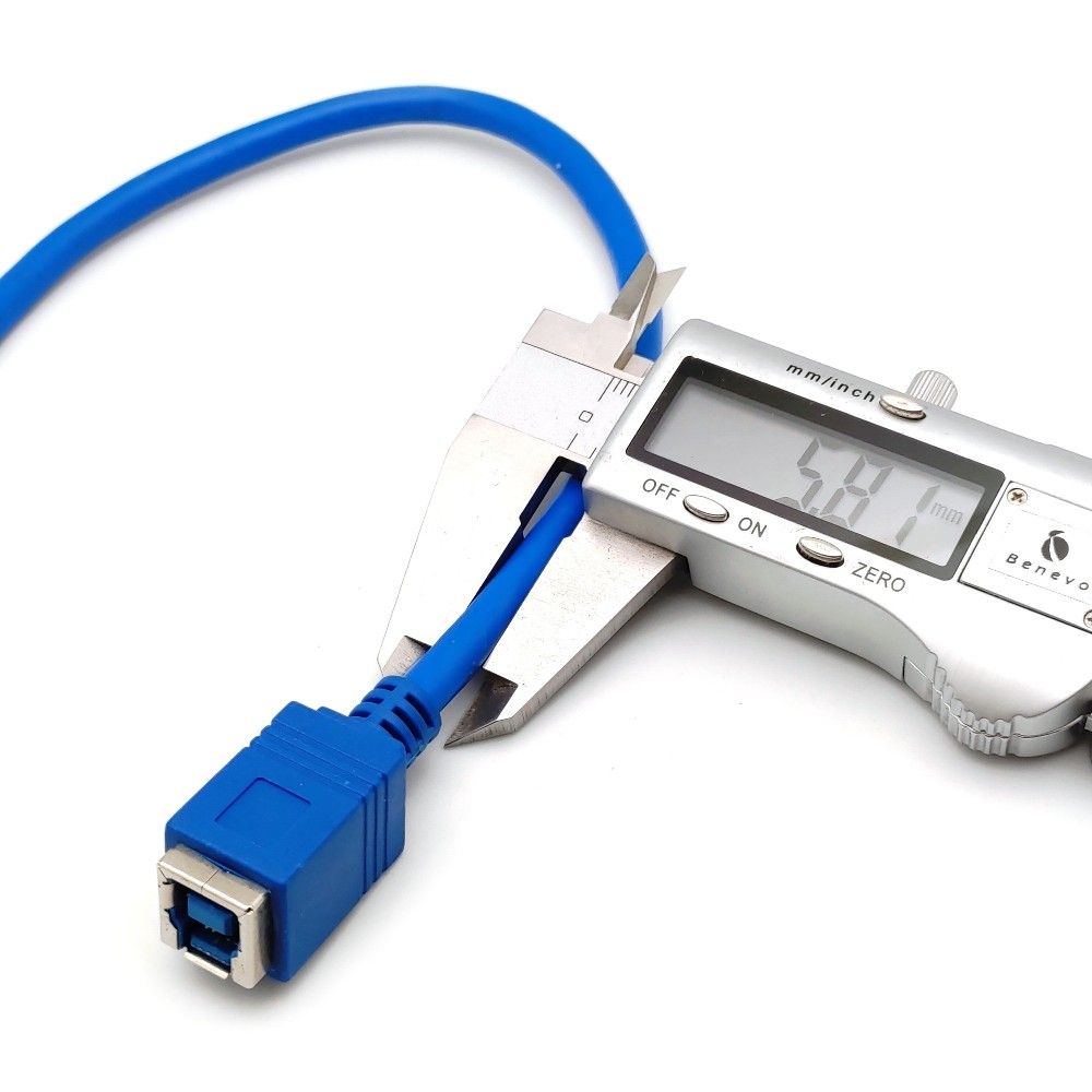  BENEVO 30cm USB3.0 B(母)對右彎Micro USB3.0(公)訊號連接線 (BUSB3030BFMCBMR)