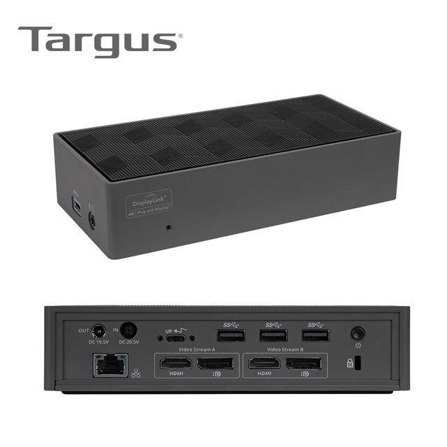 Targus  USB-CDV4K 100W 多功能擴充埠-DOCK190APZ